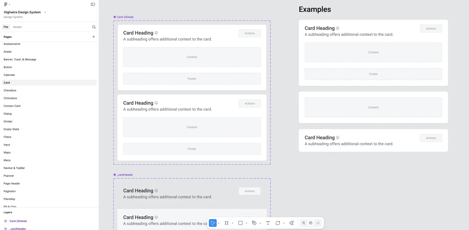 UI pattern audit in Figma