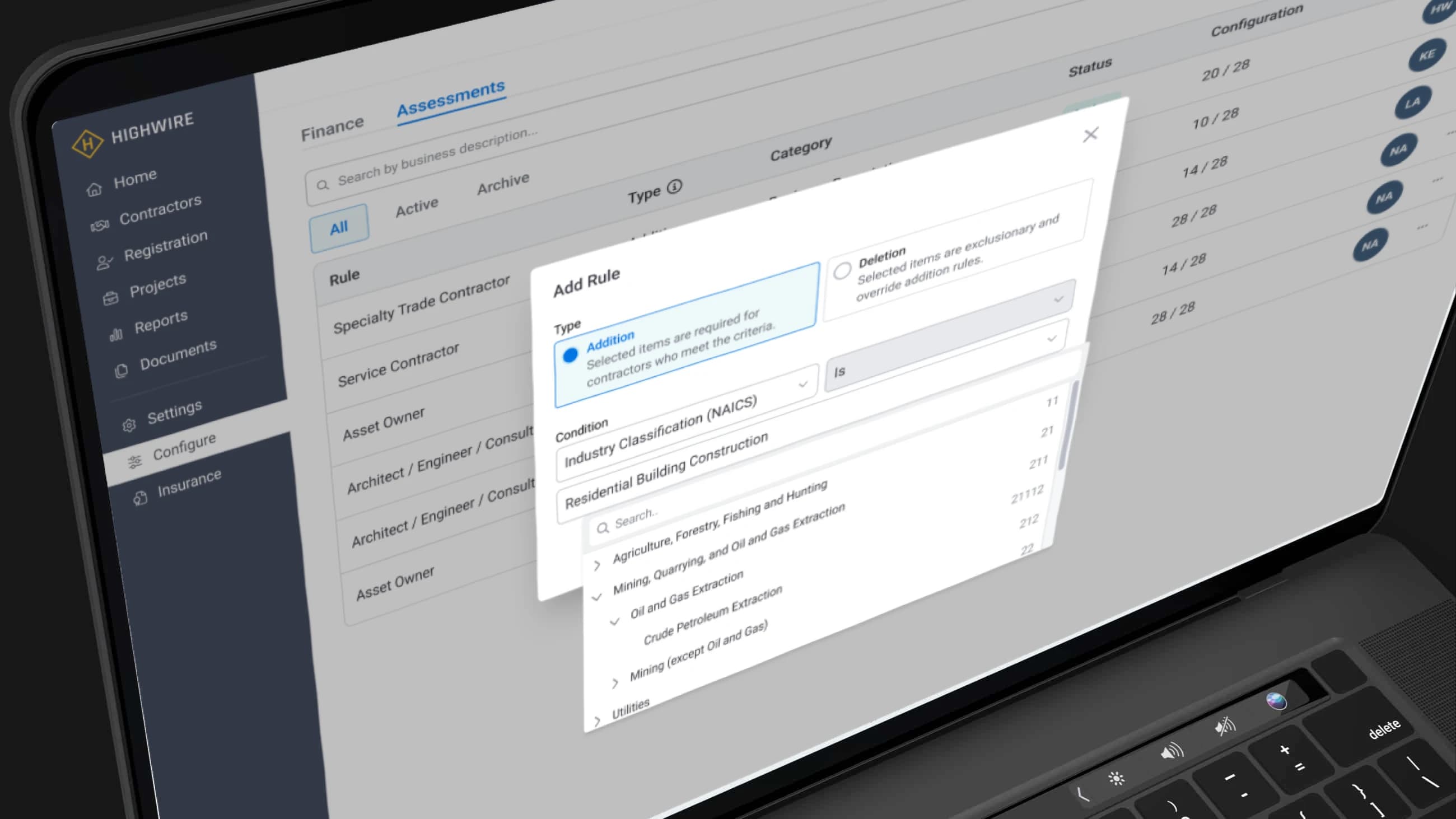 New Assessment: Friendly, focused UI